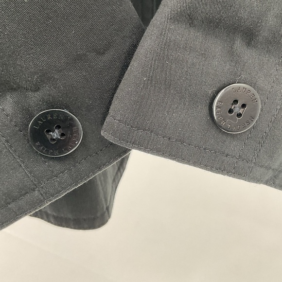 Lauren Ralph Lauren Blazer Black Tailored Mandarin Collar Jacket - Picture 10 of 11